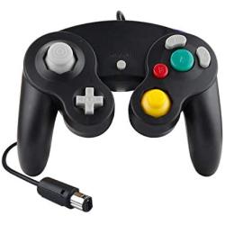 Phone Game Controller, Juvenile Shoulder Wired Gamepad for NGC GC for Controller for U for Joystick Gamepad Game Accessory-Black-