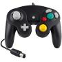 Phone Game Controller, Juvenile Shoulder Wired Gamepad for NGC GC for Controller for U for Joystick Gamepad Game Accessory-Black-