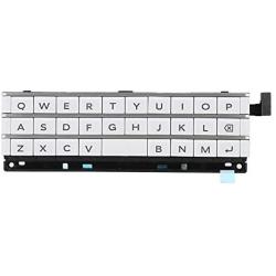 Oumij High Sensitivity Mobile Phone Keyboard Assembly Digital Button for BlackBerry Q30.(White)