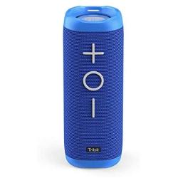 Tribit StormBox Bluetooth Speaker - 24W Portable Speaker, 360° Surround Sound, Enhanced Bass, Wireless Dual Pairing, IPX7 Waterproof, 20-Hour Playtime, 66ft Bluetooth Range Outdoor Speaker (Blue)