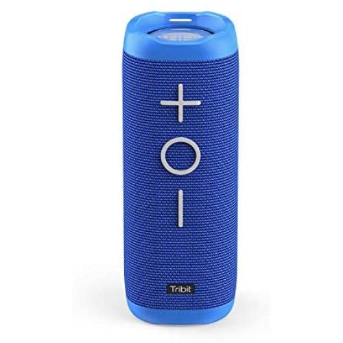 Tribit StormBox Bluetooth Speaker - 24W Portable Speaker, 360° Surround Sound, Enhanced Bass, Wireless Dual Pairing, IPX7 Waterproof, 20-Hour Playtime, 66ft Bluetooth Range Outdoor Speaker (Blue)