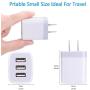 USB Wall Charger, Hootek 2-Pack USB Wall Plug 3-Port Charging Box 3.1A Power Adapter Multi Port Quick Charger Block Cube Compatible for iPhone XR/XS/XS MAX/X/8/7/6S Plus, iPad, Samsung, LG, HTC, Moto