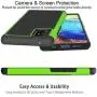 Dahkoiz Samsung Galaxy A71 5G Case, Sturdy Durable Armor Defender Cover Samsung A71 5G Case Dual Layer Hybrid Protective Phone Cases for Samsung Galaxy A71 5G, Green