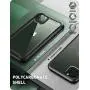 i-Blason Ares Case for iPhone 11 Pro Max 2019 Release, Dual Layer Rugged Clear Bumper Case with Built-in Screen Protector (Black)