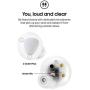Samsung Galaxy Buds+ Plus, True Wireless Earbuds w/improved battery and call quality (Wireless Charging Case included), White – US Version