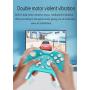 ipega-PG-SW023 Bluetooth Wireless Gamepad with Vibrating six-axis Function for N-Switch PS3 Galaxy S10/S10+ Galaxy S20 S20+5G LG Oppo VIVO MI Android Smartphone Tablet (Win 7 and Above) (Blue)