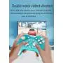 ipega-PG-SW023 Bluetooth Wireless Gamepad with Vibrating six-axis Function for N-Switch PS3 Galaxy S10/S10+ Galaxy S20 S20+5G LG Oppo VIVO MI Android Smartphone Tablet (Win 7 and Above) (Color)