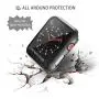 [2-Pack] Julk Black Hard Case for Apple Watch Series 3 / Series 2 Screen Protector 42mm, Hard PC Case Slim Tempered Glass Screen Protector Overall Protective Cover for iwatch Series 3/2