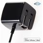 Apple Certified iPhone Lightning Charger - Wall Plug - for iPhone 11 Pro XS Max X XR XS SE 8 Plus 7 6S 6 5S 5 5C - Pins Fold - 2.1a Rapid Power - Take for Travel - Black