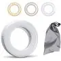 Selfie Ring Light, Rechargeable Cell Phone Ring Light 3 Tones Selfie Fill Light with 40 LED Beads Makeup Light Ring for Photography Video,Selfie, Livestream (White) Selfie Ring Light, Rechargeable Cell Phone Ring Light 3 Tones Selfie Fill Light with 40 LED Beads Makeup Light Ring for Photography Video,Selfie, Livestream (White)