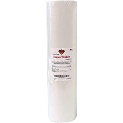 Cut Away Stabilizer White 2.0 oz 15 inch x 25 Yard Roll. SuperStable Embroidery Stabilizer Backing