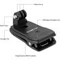 Sametop Backpack Strap Mount Quick Clip Mount Compatible with Gopro Hero 8, 7, 6, 5, 4, Session, 3+, 3, 2, 1, Hero (2018), Fusion, DJI Osmo, Xiaomi Yi Action Cameras