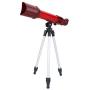 Telescopes for Kids Beginner, Monoscope Telescope with Tripod ，High Definition Space Astronomical Telescope with 40X, 60X, 80X Interchangeable Eyepieces, Best Gift for Child(Red)