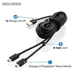 Nyko Charge Link VR - 2 Port Mini USB PlayStation Move Controller Charging Cable for PlayStation VR