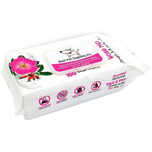 Pet Grooming Wipes for Dogs and Cats | Hypoallergenic and Deodorizing