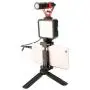 Ulanzi Mini Tripod, Small Desktop Tripod - Tiny Tabletop Tripod, Portable Folding Stand for Cellphone Selfie Stick Monopod Stabilizer, for Zhiyun Smooth Q Smooth 4 Feiyu DJI Osmo Mobile 2 3 Gimbal