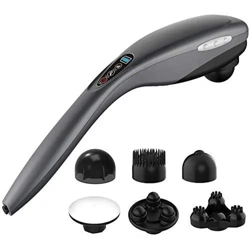 Handheld Back Massager for Neck and Back,Percussion Massager deep Tissue with Heat,Body Massager Electric Full Body Handheld for Home, Office (Cordless Handheld Massager) Handheld Back Massager for Neck and Back,Percussion Massager deep Tissue with Heat,Body Massager Electric Full Body Handheld for Home, Office (Cordless Handheld Massager)