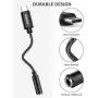 USB C to 3.5mm Headphone Adapter[2 Pack],NIMASO Headphone Jack Adapter Type C to 3.5mm Audio Cable Compatible with Samsung Galaxy S20,Pixel 4/3/2 XL,Huawei P40/P30 Pro/P20,Oneplus 7 and More