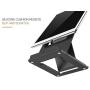 MoKo Phone/Tablet Stand, Foldable Desktop Holder Fit with iPhone 11 Pro Max/11 Pro/11, iPhone Xs/Xs Max/Xr/X, iPhone SE 2020, iPad Pro 11 2020/10.2/Air 3/Mini 5, Galaxy S20 6.2", Black