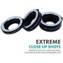 Movo AF Macro Extension Tube Set for Sony E-Mount (NEX) with 10mm, 16mm, and 21mm Extension Tubes