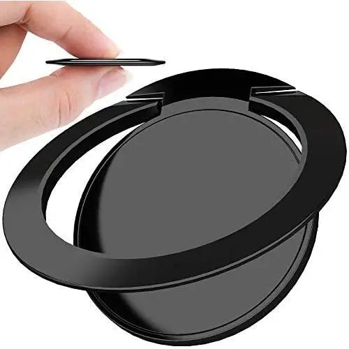 Upgraded Worlds Slimmest Phone Ring Holder, Tomorotec Ultra Thin Cell Phone Ring Stand Magnetic Car Mount Hook Matte Center Compatible for iPhone X 8 7 Plus 6S 6 5s 5 SE,Galaxy S8 S7 S6 Edge(Black) Upgraded Worlds Slimmest Phone Ring Holder, Tomorotec Ultra Thin Cell Phone Ring Stand Magnetic Car Mount Hook Matte Center Compatible for iPhone X 8 7 Plus 6S 6 5s 5 SE,Galaxy S8 S7 S6 Edge(Black)
