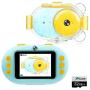 Kids Selfie Camera Waterproof WiFi Digital Camera Child Mini Camera 1080P with 32GB SD Card for 3-8 Years Old Boys Girls Birthday Gift Toy Camera (Blue)