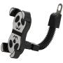 Enrilior 360° Rotating Mobile Phone Bracket Drop Resistance Rearview Mirror Holder for Bicycle Motorcycle Electric Bike