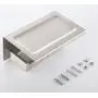 XVL Toilet Tissue Paper Holder with Mobile Phone Storage Shelf Brushed XVL Toilet Tissue Paper Holder with Mobile Phone Storage Shelf Brushed