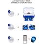 TFZ X1E Headset Dynamic Driver Bluetooth 5.0 True Wireless Earphone Waterproof TWS HiFi in-Ear Earphone with Microphone (Blue)