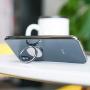 Phone Ring Holder, Lamicall Finger Ring Stand : Universal Cell Phone Cradle Kickstand Compatible with iPhone Xs Max XR X 8 7 6 6s Plus 5s, Galaxy S8 S7 S6, All Android Smartphone - Silver - 02