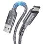 USB-C Cable 3A Fast Charging, JSAUX 3-Pack (10ft+6.6ft+3.3ft)USB A to Type C Charger Charge Nylon Braided Cord Compatible with Samsung Galaxy S10 S10E S9 S8 Plus Note 10 9 8,Moto Z,LG G8, USB C(Grey)