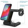 Wireless Charger,Truly 3 in 1 Wireless Charging Station with Magnetic Stand for Apple Watch/AirPods/iPhone X/XS/XS max/XR/8/8 Plus/iPhone 11/11 Pro/11 Pro Max/Samsung S20/S10/S9/S8/S7/Note 10/9/8.