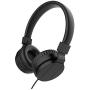 KOIUJ Gaming Headset Head-Mounted Bluetooth Headphones Music Wired with Folding Earmuffs for PC Mobile Phone Computer Music Game (Color : Black)