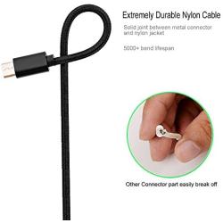 USB Type C Cable, 6amLifestyle 6.6FT USB C to A 3.0 Fast Charging Charger Cable for Nintendo Switch Samsung Galaxy S9 Note S8 Plus LG G5 Google Pixel Nexus 6P