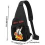 Betty Boop Sling Bag Leather Chest Bag Shoulder Backpack Cross Body Travel