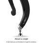 Ear-Hook Bluetooth Headphone,Wireless Non Ear Plug Single Ear Bluetooth Headset with Mic,Painless Wearing Bluetooth Earpiece 8-10 Hrs Playtime for Cell Phone(Black)