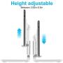 Cell Phone Stand for Desk, Marchero Foldable Desktop Adjustable Phone&Tablet Holder Cradle Compatible with iPhone 11 pro XS Max XR X Samsung Galaxy S10 S9,Nintendo Switch, Ipad Mini etc(White)