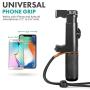 Movo Smartphone Video Rig with Stereo Microphone, Grip Handle, Wrist Strap for iPhone 5, 5S, 6, 6S, 7, 8, X, XS, XS Max, 11, 11 Pro, Samsung Galaxy S5, S6, S7, S8, S9 - Vlogging Equipment, Vlog Mic