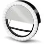GLOUE Selfie Light Ring LED Round Clip self-Timer Fill Light with 36 LED Bubbles - 3 Levels of Brightness, Rechargeable and Portable, for iPhone/Android, Smartphone, Tablet, with Makeup Mirror GLOUE Selfie Light Ring LED Round Clip self-Timer Fill Light with 36 LED Bubbles - 3 Levels of Brightness, Rechargeable and Portable, for iPhone/Android, Smartphone, Tablet, with Makeup Mirror