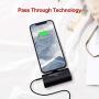 iWALK 4500mAh Portable Charger USB C Battery Pack, Compatible with Samsung Galaxy S10,S9,S8,Note 10/9/8,Moto Z3/2,LG V35/G8/7/5,Nintendo Switch,Google Pixel 4/3/2XL,OnePlus, Black