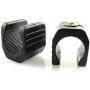 PSCCO 2pcs U Shaped Flashlight Clip Mount Clamp for Tripod Monopod,Bicycle Torch Grip Stand Outdoor Travel Light Lamp Flashlight Holder