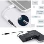 Arsvita Car Audio aux Cassette Adapter and a Smartphone to 3.5 mm Headphone Jack Adapter - White