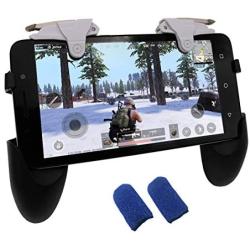 Viewm Pubg Mobile Controller Mobile Game Controller for PUBG/Fortnite/Shooting Game, Gaming Joystick with L1R1 Mobile Controller Trigger and Anti-Sweat Finger Sleeve, Gamepad Fit 5-6.5(inch) Android/i