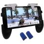 Viewm Pubg Mobile Controller Mobile Game Controller for PUBG/Fortnite/Shooting Game, Gaming Joystick with L1R1 Mobile Controller Trigger and Anti-Sweat Finger Sleeve, Gamepad Fit 5-6.5(inch) Android/i