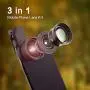SIRUI 3in1 Lens Kit for Mobile Phones (18mm Wide Angle, 60mm Portrait, 170° Fisheye) made of German Schott Glass and Aluminium Housing SIRUI 3in1 Lens Kit for Mobile Phones (18mm Wide Angle, 60mm Portrait, 170° Fisheye) made of German Schott Glass and Aluminium Housing
