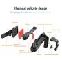 [ELITE Edition]Leuna Mobile Game Controller L1R1 Game Triggers Fire and Aim Buttons for PUBG for Fortnite for iPhone SE 6 7 8 X Xs XR/Samsung Note 8 9 S7 S8 S9 C8 C9 A8s A9s