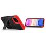 ZIZO Bolt Series iPhone 11 Case - Heavy-Duty Military-Grade Drop Protection w/Kickstand Included Belt Clip Holster Tempered Glass Lanyard - Black/Red