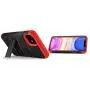 ZIZO Bolt Series iPhone 11 Case - Heavy-Duty Military-Grade Drop Protection w/Kickstand Included Belt Clip Holster Tempered Glass Lanyard - Black/Red