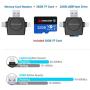 USB Flash Drives, SD Card Reader, Micro SD/TF Card Reader for iPhone iPad iOS Android 32GB Memory Stick, Marceloant OTG External Storage Flash Memory Pen Drive (Triangle Black Included 32GB TF Card)