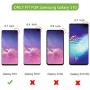 [4 Pack] Screen Protector for Galaxy S10, apiker Upgraded Full Coverage Screen Protector for Samsung Galaxy S10 - HD Clear Film, Case Friendly
